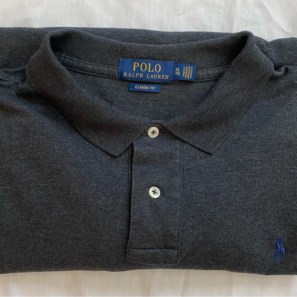Men’s Polo Ralph Lauren gray golf polo size X-Large